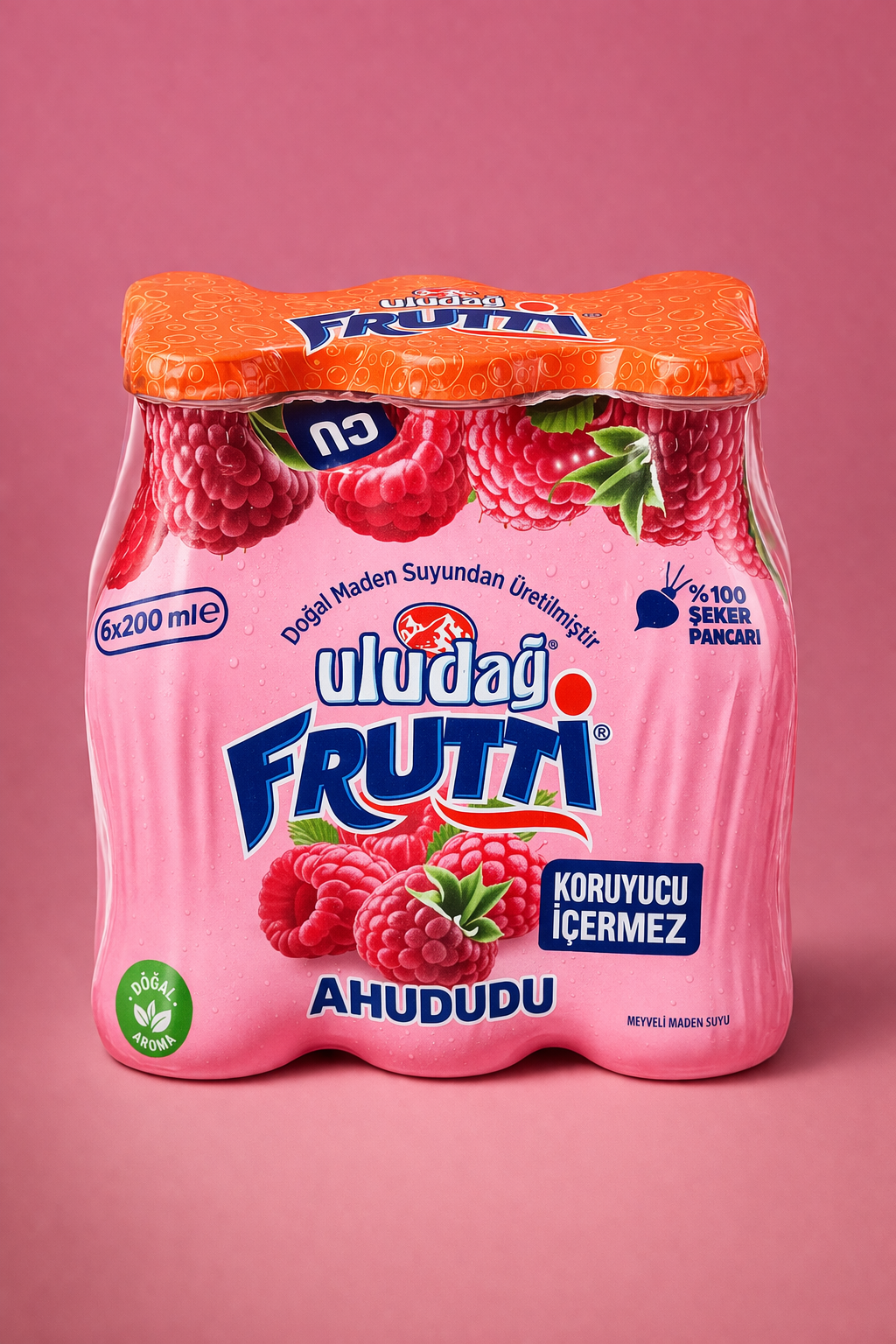 Малинова газирана напитка - Frutii стек (6x200мл)