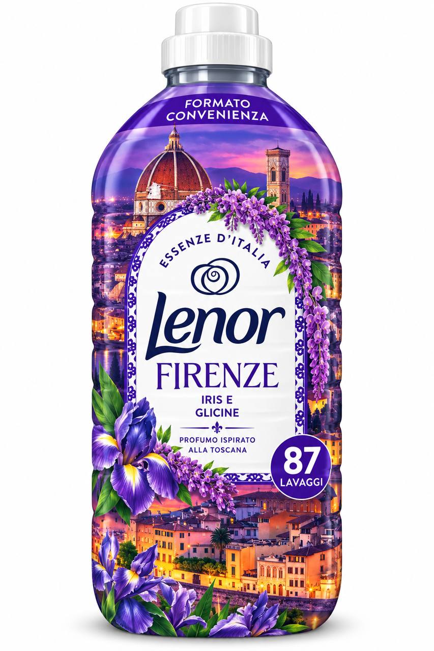 Lenor Firenze Омекотител Iris & Gelsomino – 87 пранета