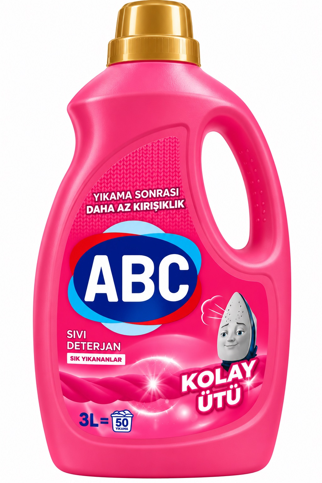 ABC Sıvı Deterjan Kolay Ütü – течен перилен препарат, 3 л / 50 пранета