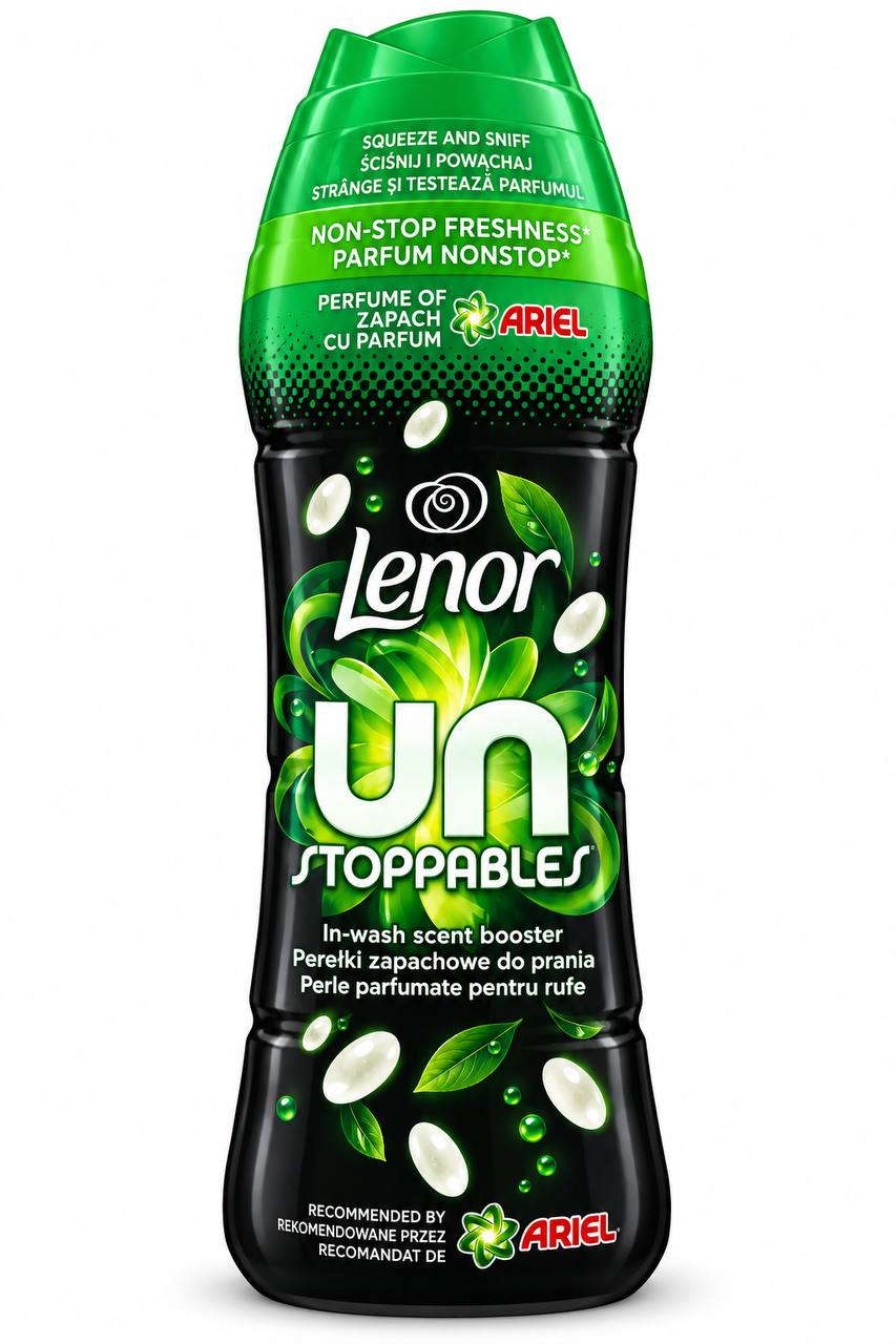 Lenor Unstoppables Fresh – парфюмни перли за пране с аромат Ariel