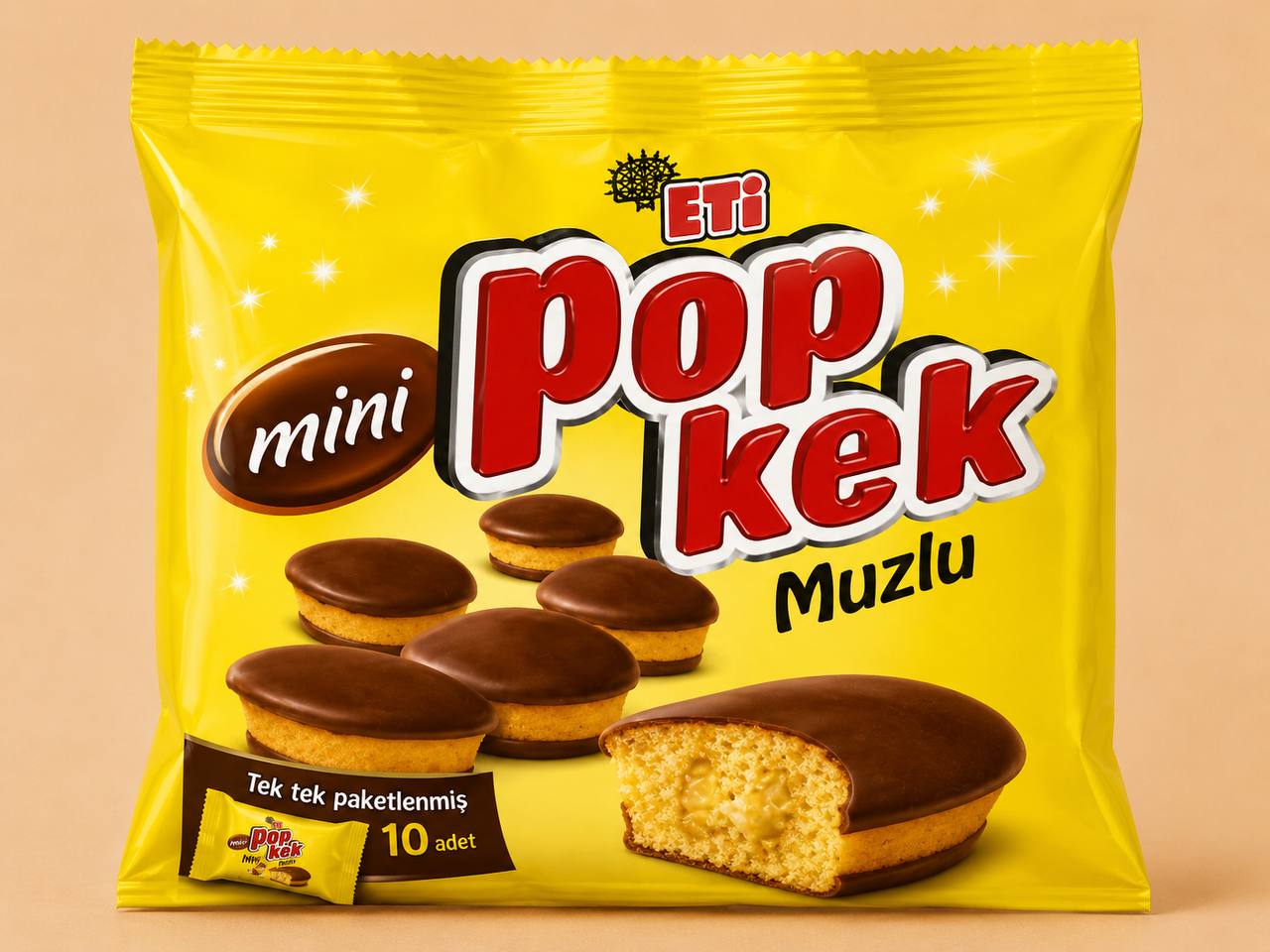 Eti Mini Popkek с банан